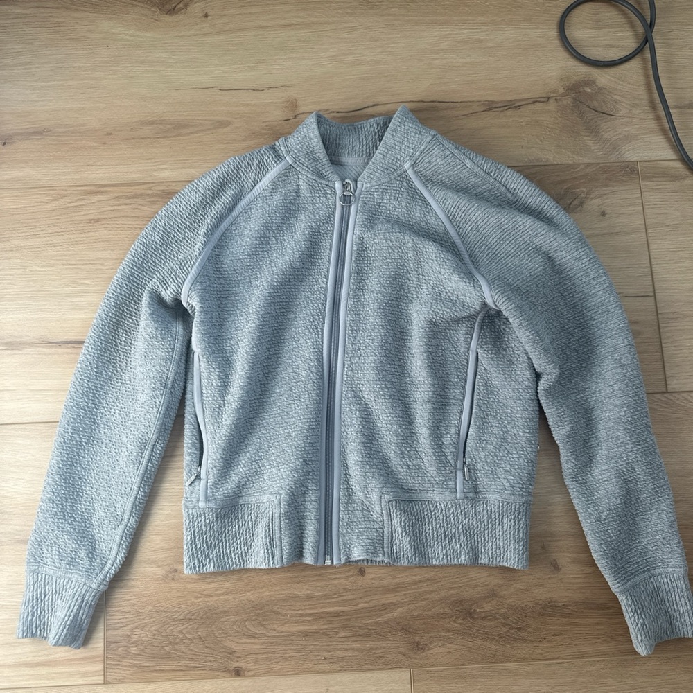 Lululemon Gray Zip-Up Jacket
